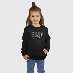 Свитшот хлопковый детский EASY!, цвет: черный — фото 2