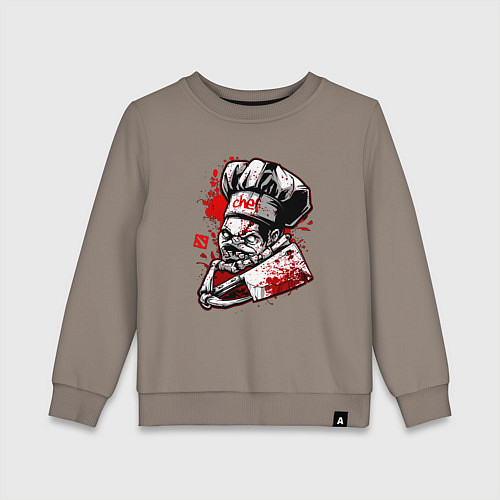 Детский свитшот DOTA 2 ПУДЖ PUDGE / Утренний латте – фото 1