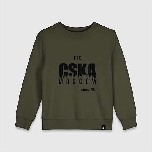 Детский свитшот CSKA since 1911 / Хаки – фото 1