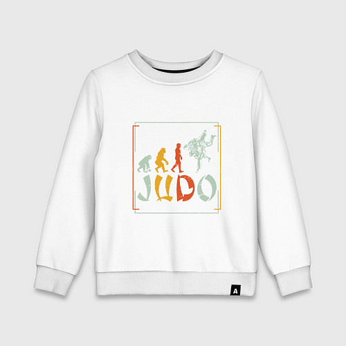Детский свитшот Judo Warriors / Белый – фото 1
