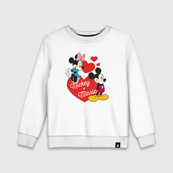 Детский свитшот Mickey x Minnie Love