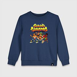 Детский свитшот Subway Surfers персонажи