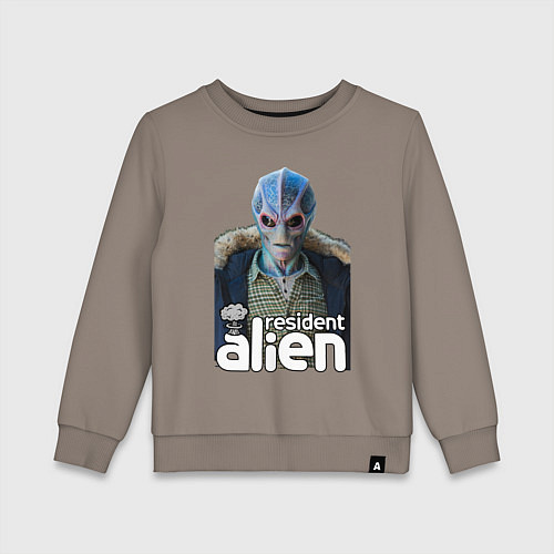 Детский свитшот Resident alien / Утренний латте – фото 1