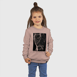 Свитшот хлопковый детский APHRODITE Fashion summer 2022, цвет: пыльно-розовый — фото 2