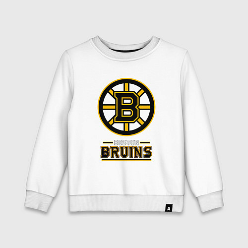 Детский свитшот Boston Bruins , Бостон Брюинз / Белый – фото 1