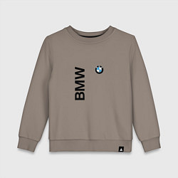 Свитшот хлопковый детский BMW ато супер, цвет: утренний латте