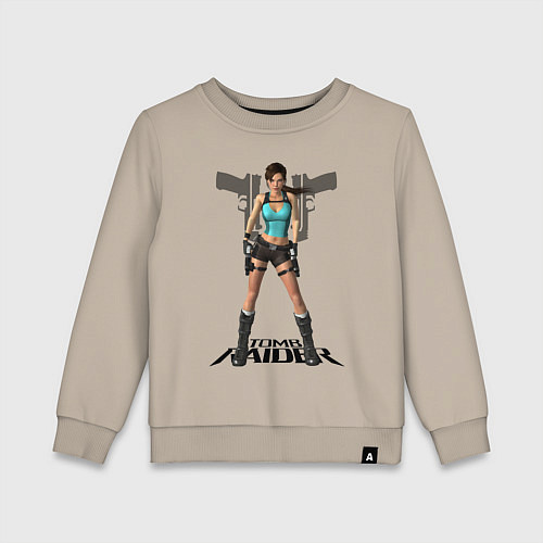 Детский свитшот Tomb Raidеr / Миндальный – фото 1