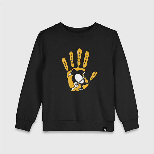 Детский свитшот Pittsburgh Penguins Питтсбург Пингвинз Кубок Стэнл / Черный – фото 1