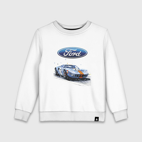 Детский свитшот Ford Motorsport / Белый – фото 1