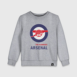 Свитшот хлопковый детский Arsenal The Gunners, цвет: меланж