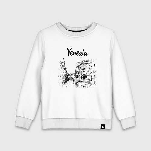 Детский свитшот Venezia Italia / Белый – фото 1