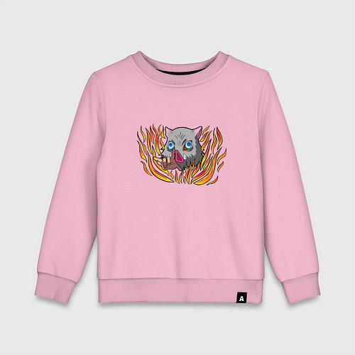 Детский свитшот Рок Иноске / Светло-розовый – фото 1