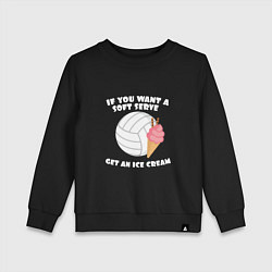 Детский свитшот Ice Cream Volleyball