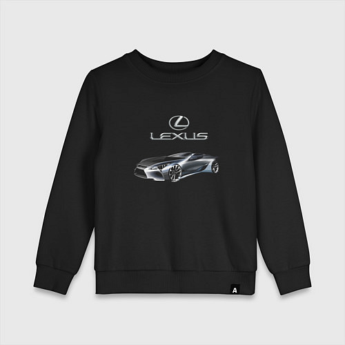 Детский свитшот Lexus Motorsport / Черный – фото 1