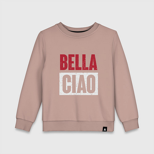 Детский свитшот Style Bella Ciao / Пыльно-розовый – фото 1