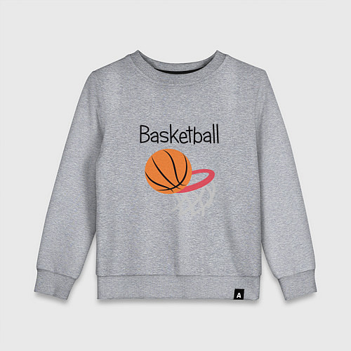 Детский свитшот Game Basketball / Меланж – фото 1