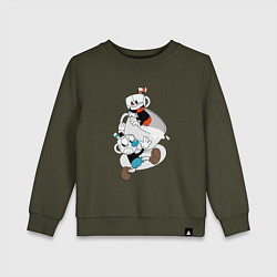 Детский свитшот Чашки Cuphead