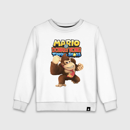 Детский свитшот Mario Donkey Kong Nintendo Gorilla / Белый – фото 1