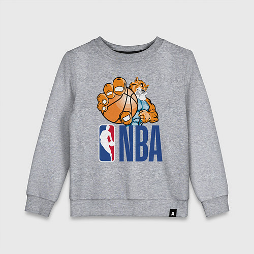 Детский свитшот NBA Tiger / Меланж – фото 1