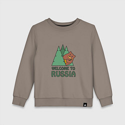 Детский свитшот Welcome - Russia