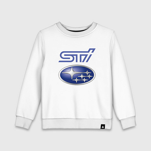 Детский свитшот SUBARU STI FS / Белый – фото 1