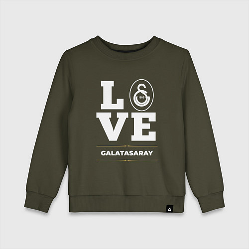 Детский свитшот Galatasaray Love Classic / Хаки – фото 1