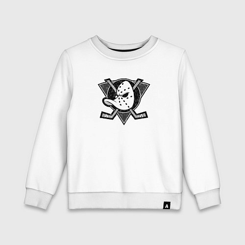 Детский свитшот Anaheim Ducks Анахайм Дакс Серый / Белый – фото 1