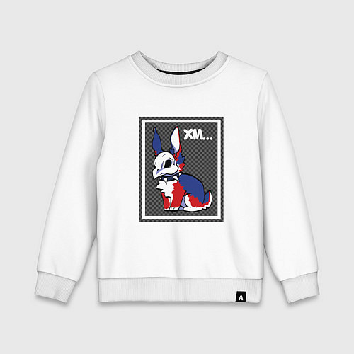 Детский свитшот Кролик Альт / Белый – фото 1
