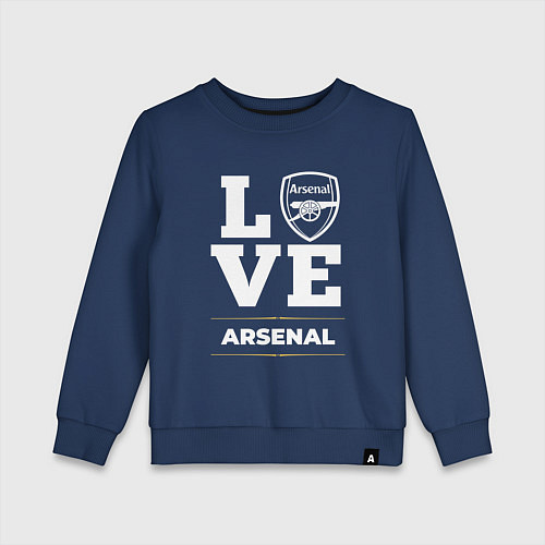 Детский свитшот Arsenal Love Classic / Тёмно-синий – фото 1