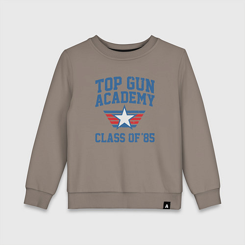 Детский свитшот TOP GUN Academy Class of 85 / Утренний латте – фото 1