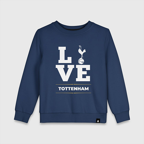 Детский свитшот Tottenham Love Classic / Тёмно-синий – фото 1