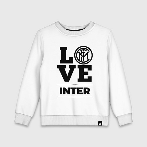 Детский свитшот Inter Love Классика / Белый – фото 1