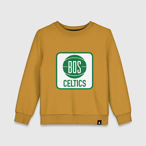 Детский свитшот Bos Celtics / Горчичный – фото 1