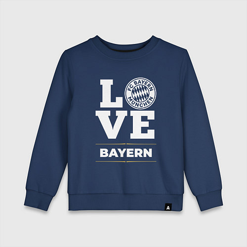 Детский свитшот Bayern Love Classic / Тёмно-синий – фото 1