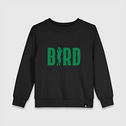 Свитшот хлопковый детский Bird -Boston, цвет: черный