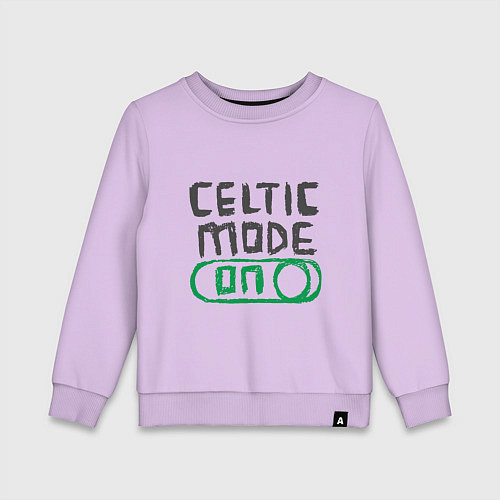 Детский свитшот Celtic Mode On / Лаванда – фото 1