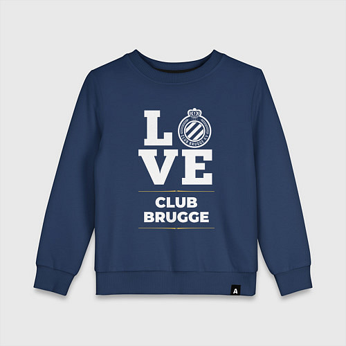 Детский свитшот Club Brugge Love Classic / Тёмно-синий – фото 1