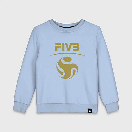 Детский свитшот FIVB ВОЛЕЙБОЛ ЛОГО / Мягкое небо – фото 1