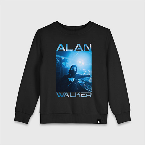 Детский свитшот Alan Walker фото / Черный – фото 1