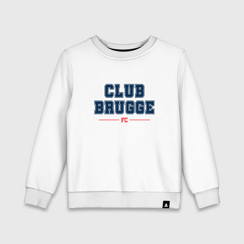 Детский свитшот Club Brugge FC Classic / Белый – фото 1