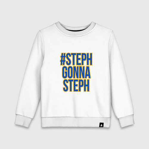 Детский свитшот Gonna Steph / Белый – фото 1