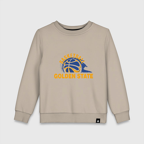 Детский свитшот Golden State Basketball / Миндальный – фото 1