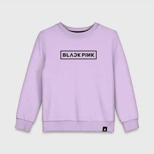 Детский свитшот BLACKPINK LOGO / Лаванда – фото 1