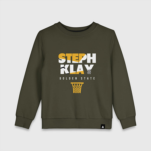 Детский свитшот Steph & Klay / Хаки – фото 1