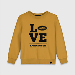 Детский свитшот Land Rover Love Classic