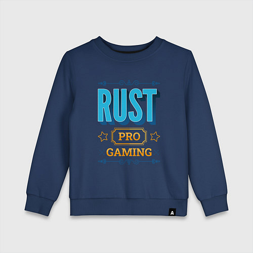 Детский свитшот Игра Rust PRO Gaming / Тёмно-синий – фото 1