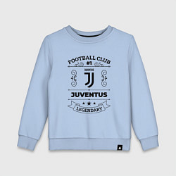 Свитшот хлопковый детский Juventus: Football Club Number 1 Legendary, цвет: мягкое небо
