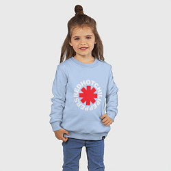 Свитшот хлопковый детский Peppers - Logo, цвет: мягкое небо — фото 2