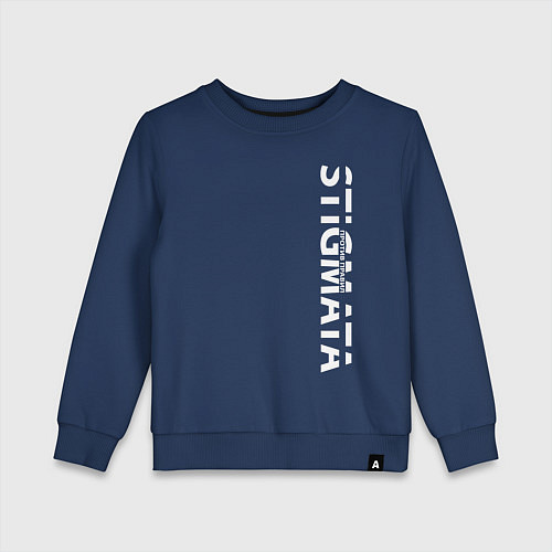Детский свитшот Stigmata ПРОТИВ ПРАВИЛ / Тёмно-синий – фото 1