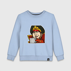 Свитшот хлопковый детский Ciaphas Cain Mug mug, цвет: мягкое небо